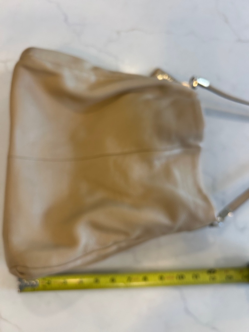 Coach Madison Leather Shoulder Tote Bag in Camel - Picture 11 of 11